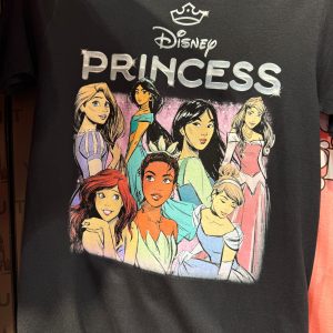 Disney Princess Black Unisex Tshirt
